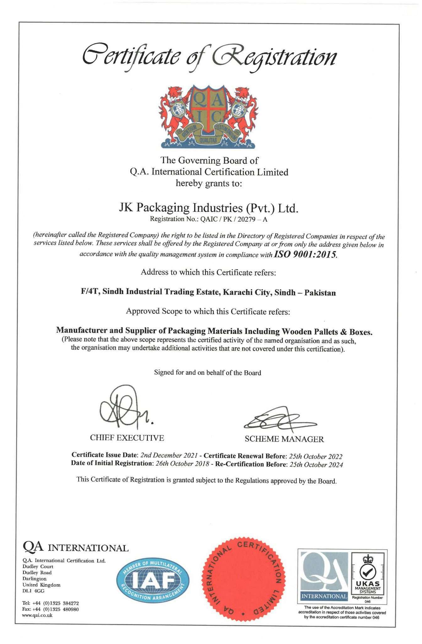 JK Pallets Manufacturer & Supplier of Wood Pallet Karachi Pakistan